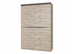 Шкаф ШР-3 без зеркала Тиана Дуб Бонифаций/Вольфрам