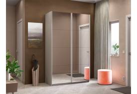 Шкаф-купе Прайм 2-х дверный 1400 два зеркала Ясень Анкор Светлый