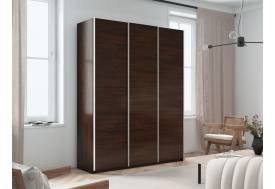 Шкаф-купе Прайм 3-х дверный 1800 три ДСП Венге