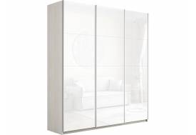 Шкаф-купе Прайм 3-х дверный 2100 три стекла белые Ясень Анкор Светлый