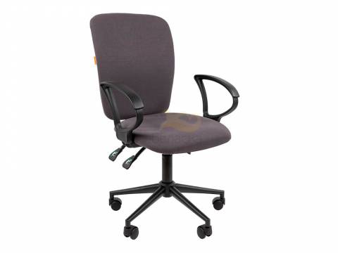 Офисное кресло Chairman 9801 Россия ткань Т13 серый Black