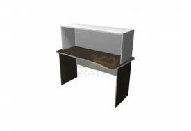 Стол эргономичный правый с надставкой 1-ярусной ПСЭ2.14Пр-ПН1.14