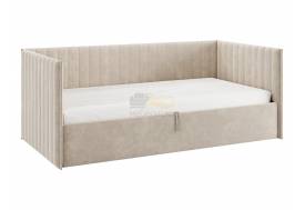 Кровать-софа с подъемным механизмом Твикс цвет велюра капучино