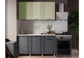 Кухня Вандт 1500 МДФ Айвори/Лунный Кратер без столешницы