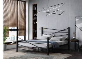 Кровать металлическая Ника Черный