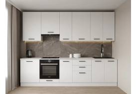 Кухонный гарнитур Белый Глянец 3000 (верх 950 мм)