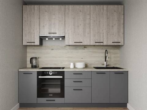 Кухонный гарнитур Антик 2400 (верх 950 мм) МДФ