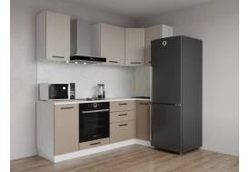 Кухонный гарнитур Каппучино 2200х1000 МДФ