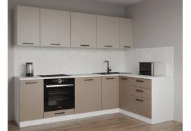 Кухонный гарнитур Каппучино 2600х1600 МДФ