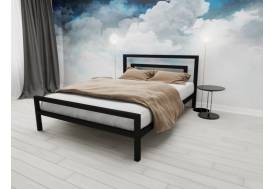 Кровать металлическая Куба 800 серая