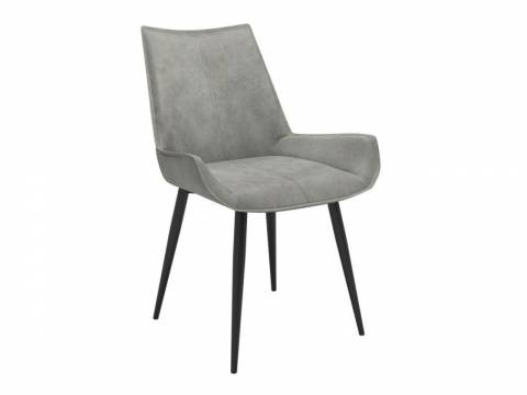 Стул Голиаф серый камень/черный - 4 шт
