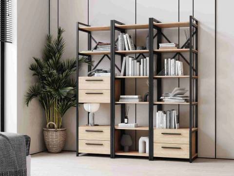 Стеллаж модульный Бонн металлокаркас