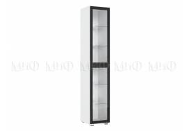 Пенал-стекло (400) Норд Белый