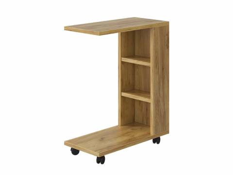 Столик прикроватный Мальта дуб крафт золотой