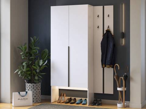 Прихожая Мебельсон К27 белое дерево