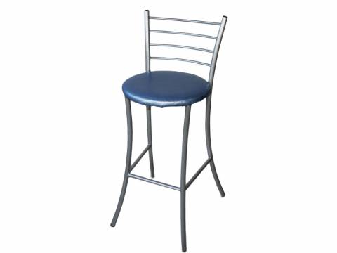 Стул Барный ДХ-2 обивка светло-голубой