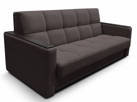 Диван Рэй 1800х2000 Клетка с прямыми подлокотниками с МДФ вивальди 10