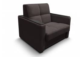 Диван Рэй 700х2000 Клетка с прямыми подлокотниками с МДФ вивальди 10