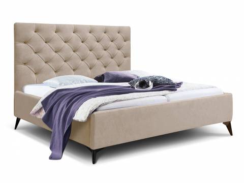 Кровать Фрейм 2000 Каретная стяжка высокие ножки с подъемом вивальди 3