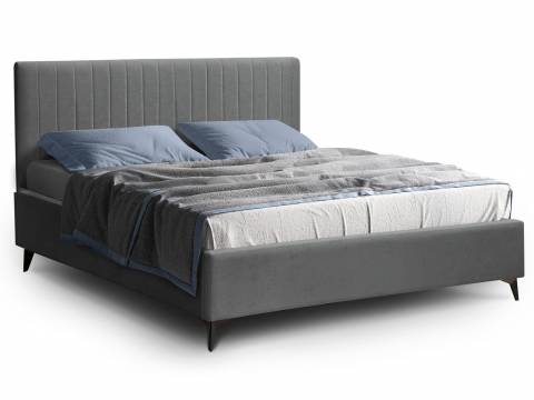 Кровать Фрейм 1600 Страйп высокие ножки без подъема вивальди 34