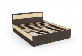 Кровать Дуэт Люкс 1400 Венге/Млечный Дуб