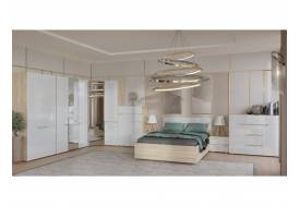 Спальня Трио Белый глянец