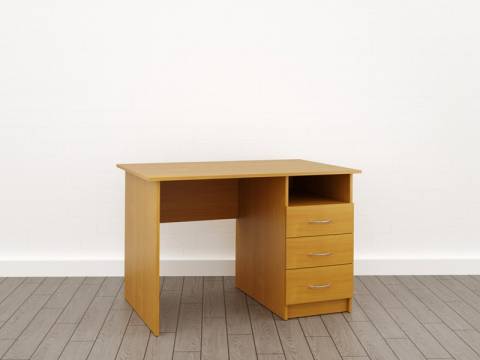 Стол прямой с тумбой 16мм (К-14) Менеджер