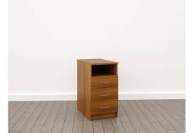 Тумба приставная для радиусного стола с открытой полкой 22мм (П-25) Комфорт