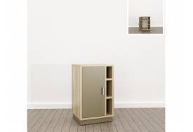 Тумба под кофемашину (Е-16) Eclectic eco Дуб рокпайл-Мокко