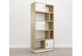 Стеллаж большой (Е-11) Eclectic eco Дуб рокпайл-белый