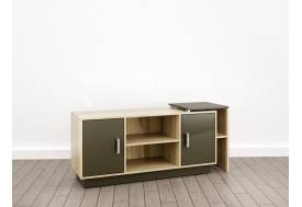 Тумба дизайн (О-9) Eclectic lite Дуб рокпайл-Скала