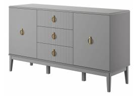 Комод 2 двери 3 ящика Фарго Антрацит