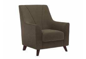 Кресло Далас-1 Вариант 8 коричневый мех