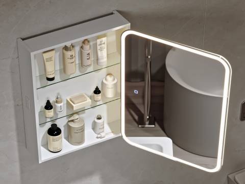 Зеркальный шкаф Cosmetic Light 70