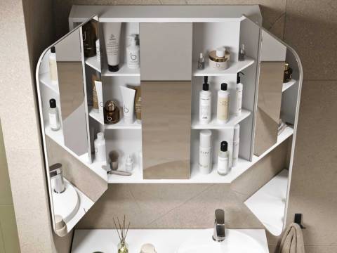 Шкаф зеркальный Cosmetic 80 без светильника