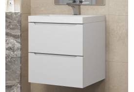 Тумба с раковиной Uperwood Tanos NEW 50 см белая