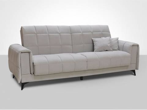 Диван Флирт 3 со съемным чехлом Эффект грей