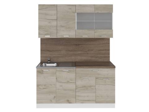 Кухонный гарнитур Синтра 1600 мм Дуб Браун