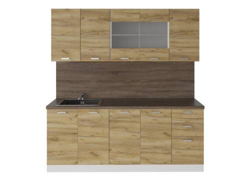 Кухонный гарнитур Синтра 2000 мм Дуб Золотой