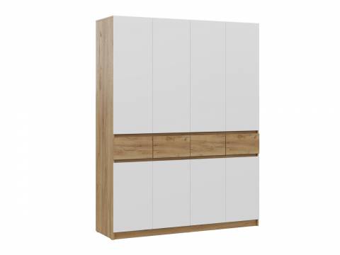 Шкаф ШК-004 ЛДСП Бостон Лайт Фасад Белый