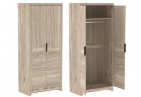 Шкаф для одежды 2-х дверный Юта Дуб Мария