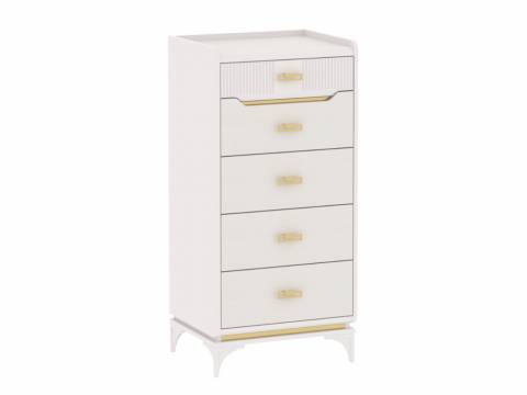 Комод высокий Сиде Белый