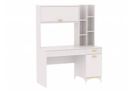 Стол письменный с надстройкой Сиде Белый