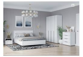 Спальня Вита белый лофт