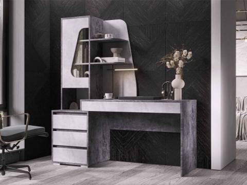 Стол Пифагор Цемент светлый / темный