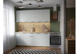 Кухонный гарнитур Валерия 2000 мм МДФ Вотан/Серый