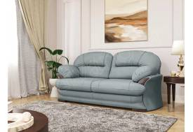 Прямой диван Квин 6 БД без механизма Newtone aqua blue