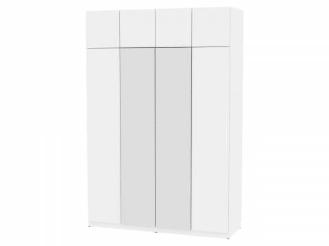 Шкаф с зеркалом Malta light H292М и Антресоль HA4
