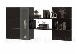 Шкаф навесной с полкой Николь Черный