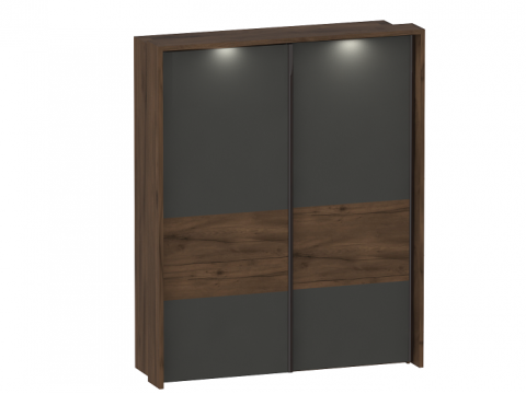 Шкаф с раздвижными дверями с обрамлением Глазго